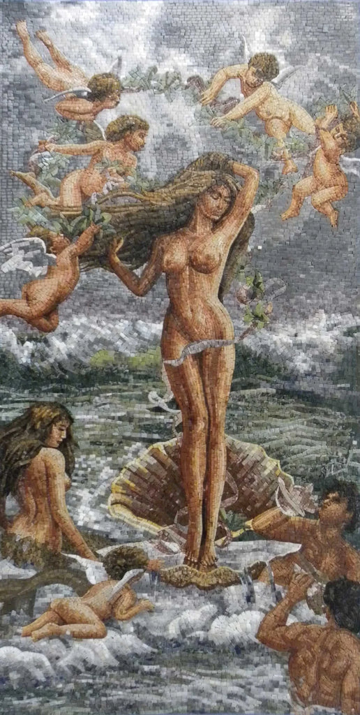 Adolphe Bouguereau Nacimiento de Venus Reproducción del mosaico
