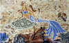 Mosaico artistico della sirena