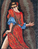 Ballerina di Flamenco Marmo Mosaico Murale Arte