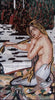 John William Waterhouse La Sirena - Reproducción en mosaico