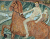 Kuzma Vodkin Bagno del cavallo rosso - Riproduzione in mosaico