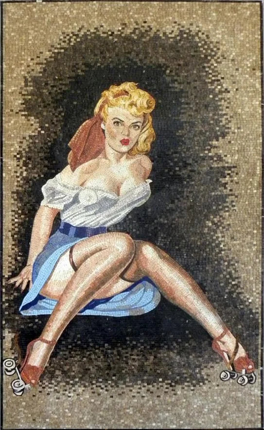 Marilyn Monroe Mosaic Artwork