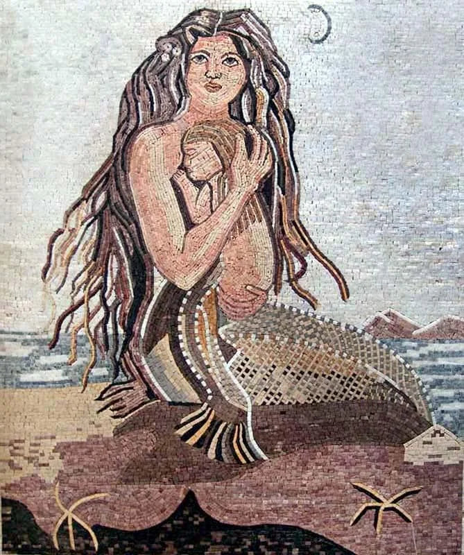 Mãe Sereia Mosaic-Sharon