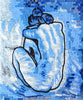 Pablo Picasso Blues - Mosaic Reproduction