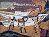 Arte del mosaico de la escena fenicia