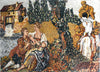 Scene from the Harem Mosaic Reproduction