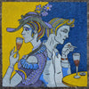 La reproducción del mosaico Wine Daze