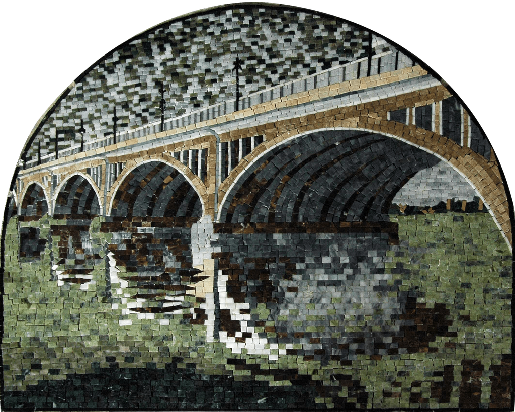 Marbre de mosaïque de pont de Londres