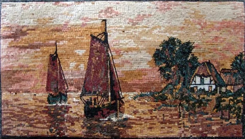 Mosaico de Mármore