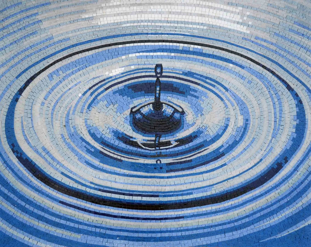 Diseños de mosaicos - Gota de agua