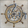 Sailor Wheel в мозаичном мраморе