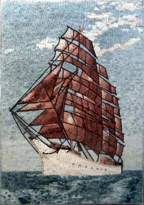 Schiff Marmormosaik