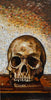 Crâne Gothique Mosaïque Murale