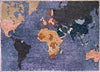 World Map Mosaic Design
