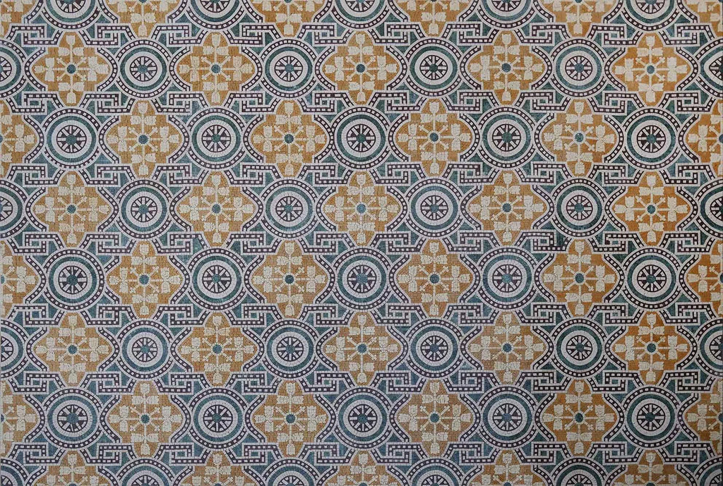 Tappeto Mosaico Geometrico Botanico - Tullia