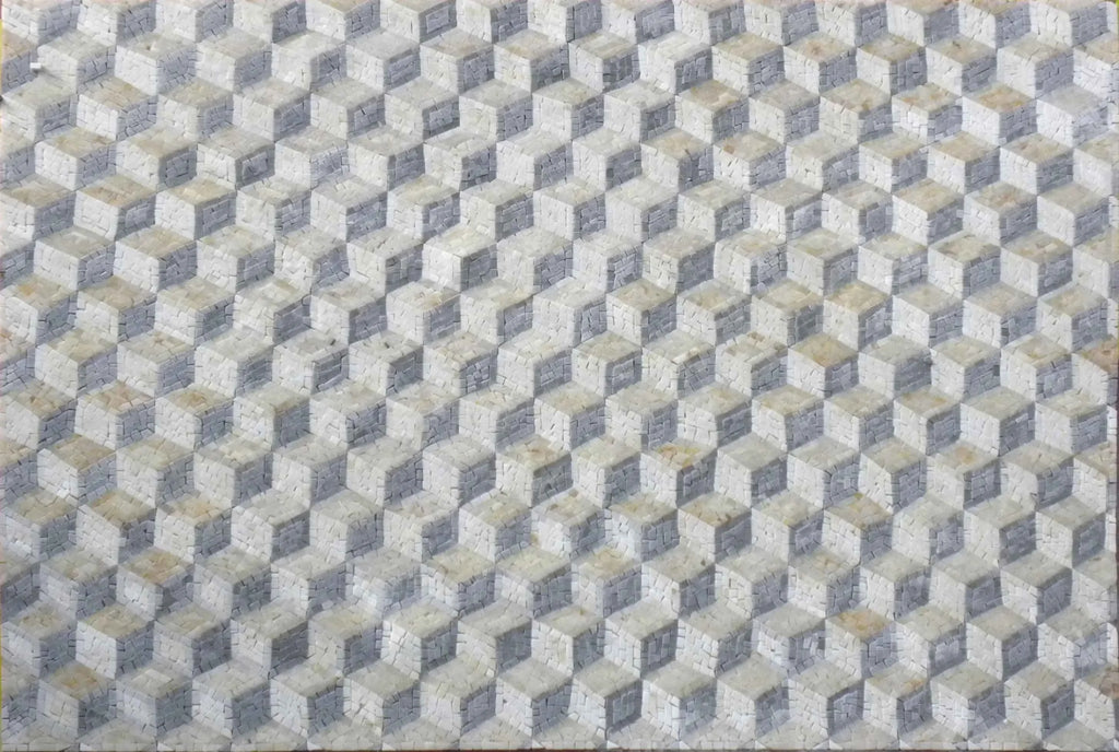 Papier Peint Mosaïque Géométrique - Ginny