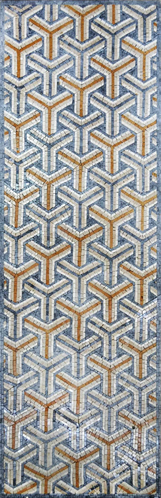 Mosaico de patrones sin fisuras ópticos GeometricCubes