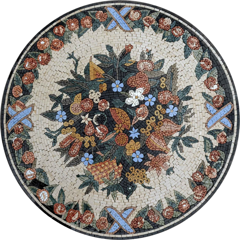 Medalhão Mosaico - Florella