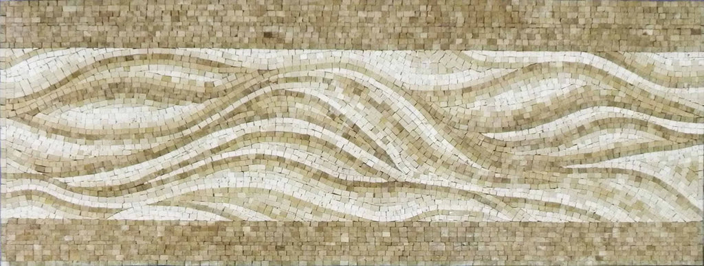 Motifs de carreaux de mosaïque - Les vagues