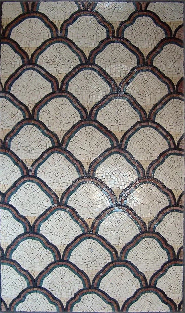 Modello di piastrelle-mosaico geometrico