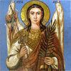 Icono de arcángel Iconos de mosaico