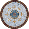Medalhão de arte em mosaico bizantino - Arela