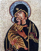 Ícone de mosaico mural de arte cristã