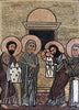 Ícone cristão mosaico do menino Jesus
