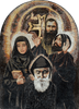 Arte de Mosaico de Ícones Cristãos