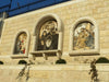Arte de pared de mosaico de icono cristiano