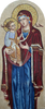 Christian Mosaic Art - Mary & Jesus
