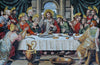 Arte do Mosaico Cristão - A Última Ceia