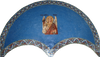 Icono de mosaico cristiano