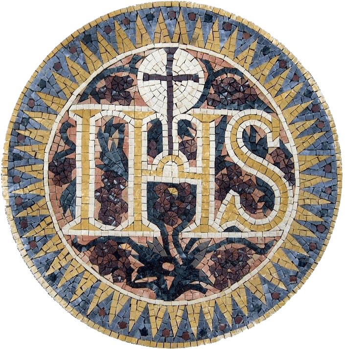 Христианский Символ Медальон Мозаика Икона