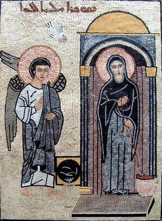 Hebrew Encryption Annunciation of Virgin Mary