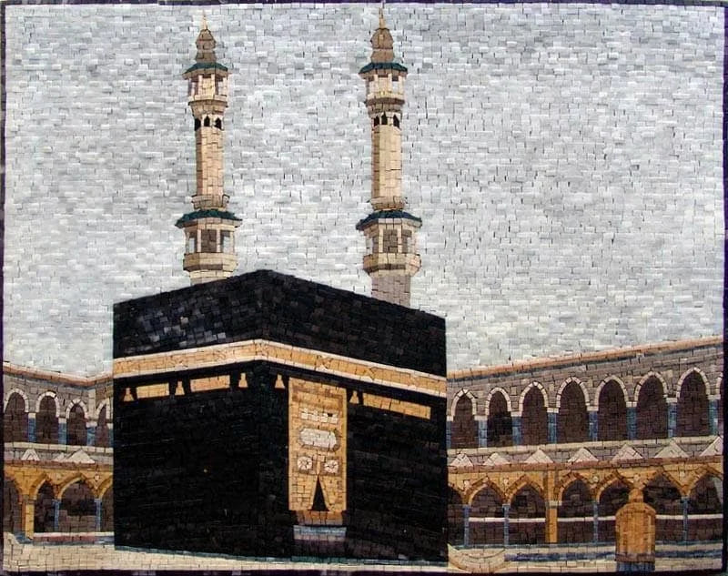 Icona islamica La Mecca Mosaico La Mecca