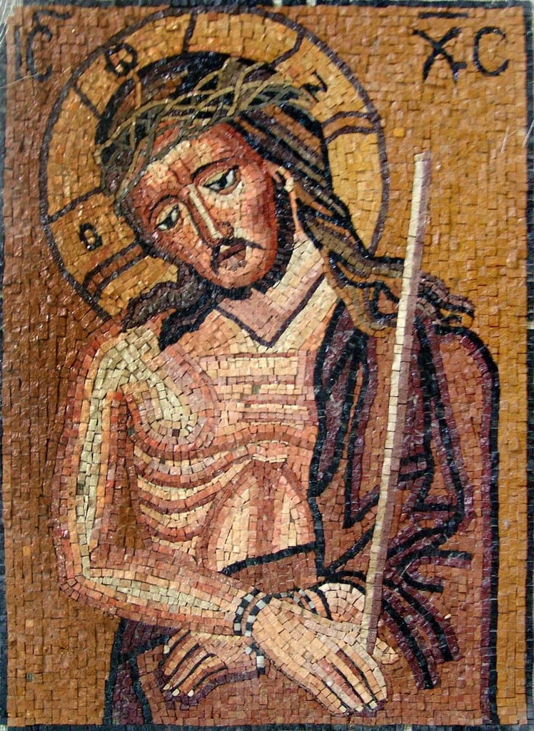 Art de la mosaïque de Jésus-Christ