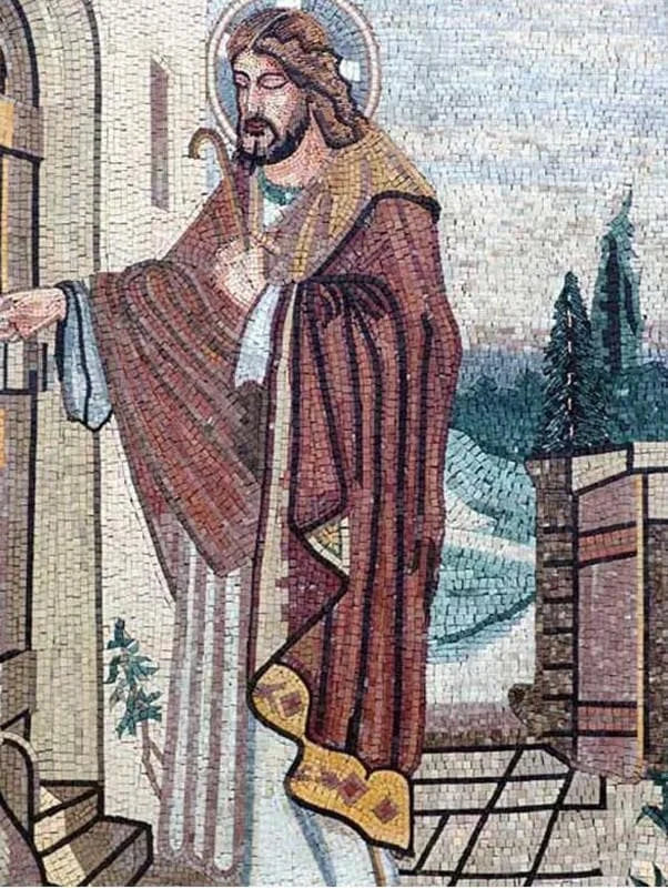 Mosaico ícone de Jesus
