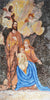 Ícone de mosaico de Jesus Maria e José