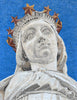 Mosaico de arte cristiano de la Dama del Líbano