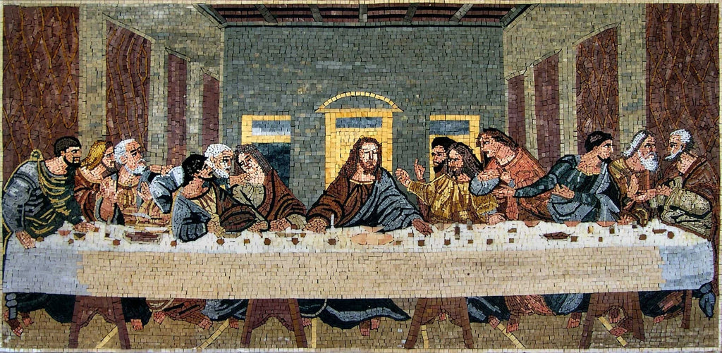 Last Supper Reproduction Mosaic