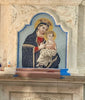 Mosaico icónico de la luz de Jesús y María