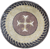 Medalhão Mosaico Mármore