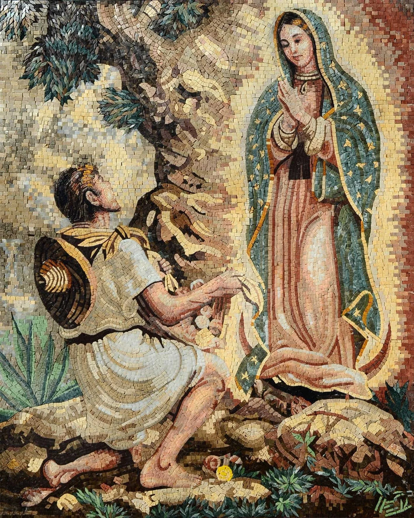 Apparition en mosaïque de la Dame de Guadalupe