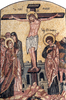 Arte em mosaico ilustrando o retrato de Jesus