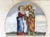 Arte em mosaico - Jesus Maria e José
