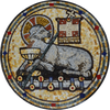 Mosaic Art - Jerusalem Lamb of God