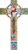 Cruz ornamentada em mosaico