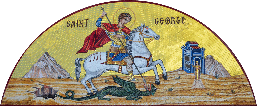 Ritratto in mosaico - Saint Georges
