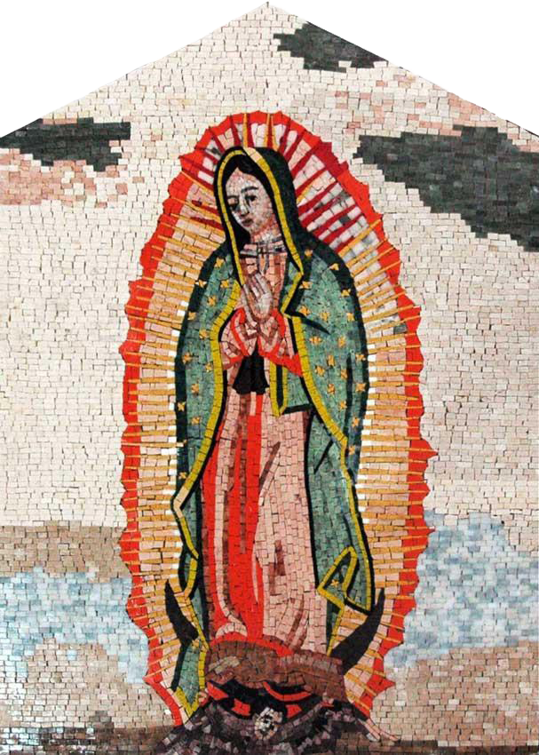 Our Lady of Guadaloupe Marble Mosaic Art